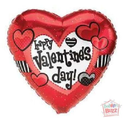 18-inch - Helium-Filled Love O Rama Foil Balloon