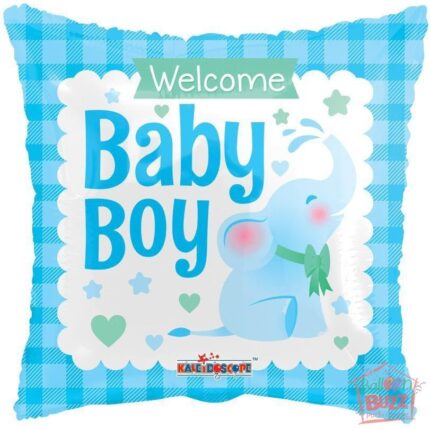 Boy Elephant - 18 inch - Helium-Filled Foil Balloon