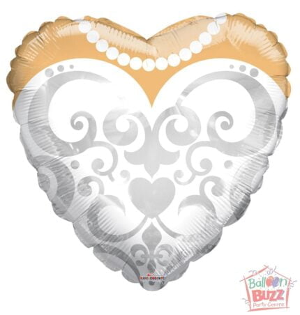 Bride's Dress - 18 inch - Helium-Filled Foil Balloon