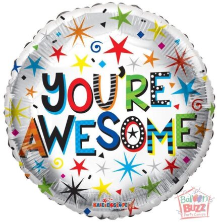 You're Awesome - 18 inch - Helium-Filled Foil Balloon