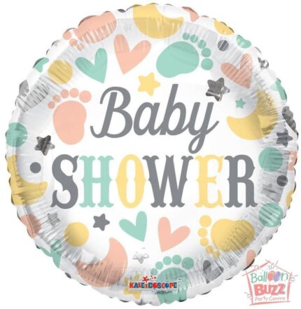 Baby Shower Elements - 18 inch - Helium-Filled Foil Balloon