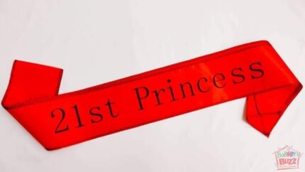 21st Princess Sash
