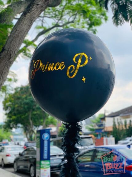 36-inch Personalized Balloons for Birthdays With Feather