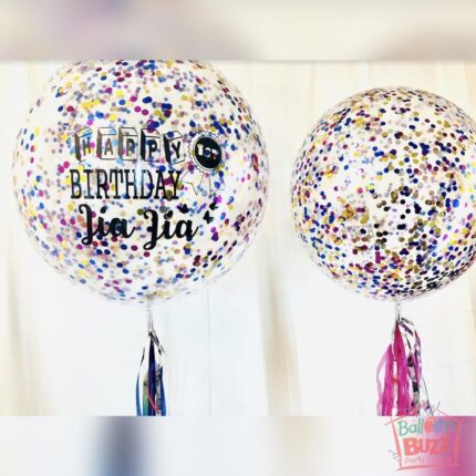 22-inch Bubble With Colorful Confetti
