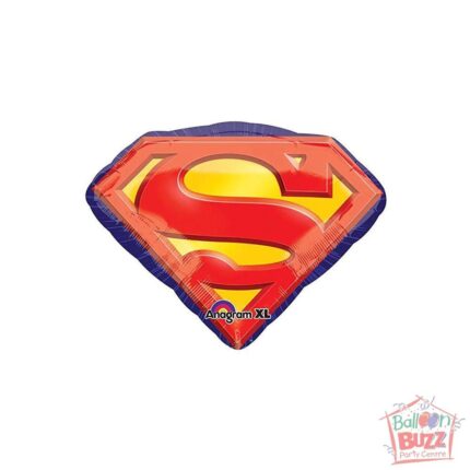 26-inch - Helium-Filled Superman Emblem Foil Balloon
