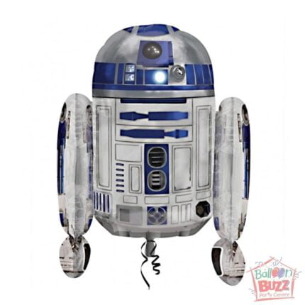 26-inch - Helium-Filled R2D2 Foil Balloon