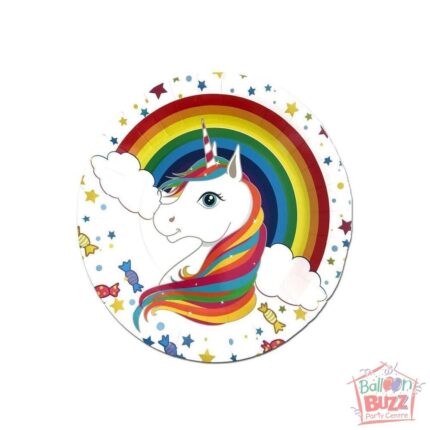 Theme Unicorn Plate 7in (6s)