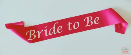 Bride To Be Sash BB
