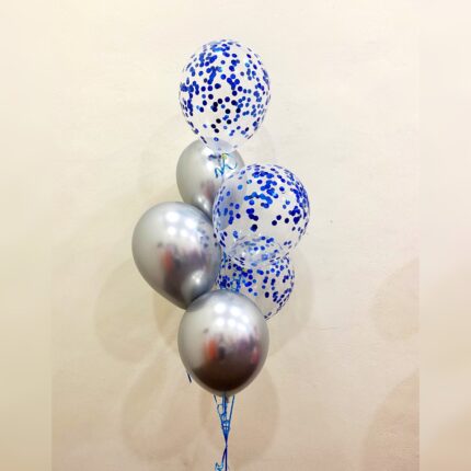 Silver Blue Theme Bouquet