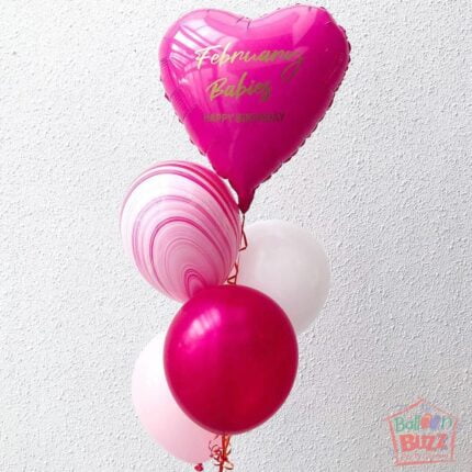 Sweet Heart Pink Bouquet - Helium