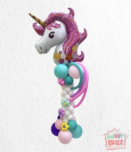 Pretty Magical Unicorn Column Centerpiece